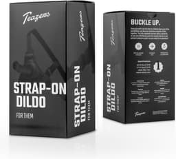 Teazers - Siliconen Strap On - Voor Pegging - Sex Toys voor Vrouwen - LHBTIQ - Strapon - Strapon Voorbinddildo - Zwart — thumbnail 8