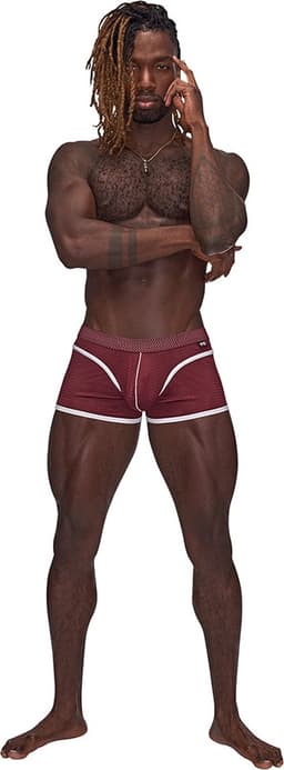 Male Power Mini Short - L burgundy Medium — thumbnail 1