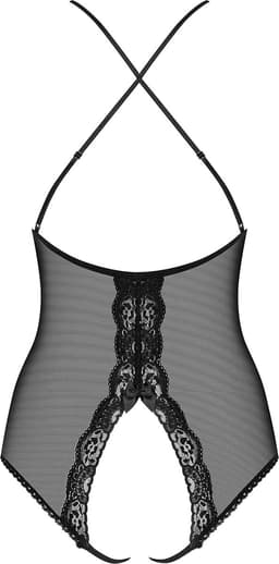 Obsessive Open kruis body - Erotische Body - Maat L/XL - Zwart — thumbnail 15