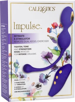 CalExotics - Estim Dual Kegel Exerciser - Balls Blauw — thumbnail 2