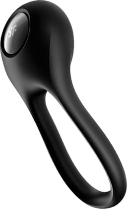 Satisfyer, penis- en testikelring, 'Majestic Duo', waterdicht, oplaadbaar, huidvriendelijke siliconen — thumbnail 1