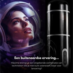 Masturbator automatische voor man vagina pocket pussy blowjob handsfree sextoy - Met zuignap - Monica Moments® — thumbnail 2