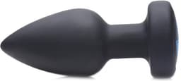 XR Brands E-Stim Pro - Silicone Vibrating Anal Plug + Remote Control black — thumbnail 5