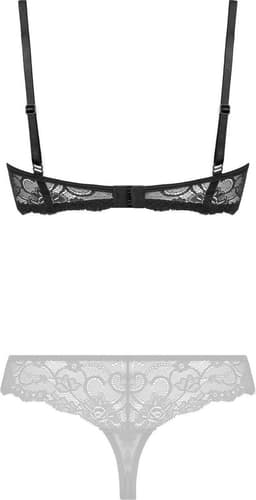 Christine le Duc - Kanten Kwart Cups BH Marzia - Lingerie Erotisch - Zwart — thumbnail 10