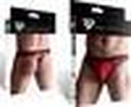 LINGERIE OUTLET Wetlook Men's Thong red S — thumbnail 7