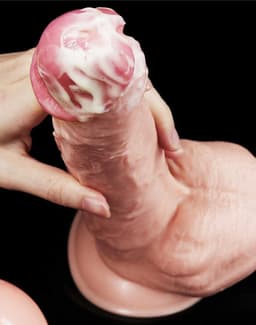 Realistische Spuitende Dildo – 23 cm — thumbnail 7