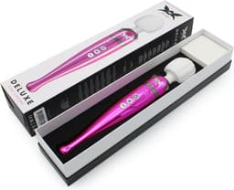 Pixey DeLuxe - Pink Chrome Edition - Oplaadbare Wand Vibrator - de krachtigste die er is — thumbnail 4