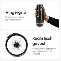 Intimate Desires® New York - Masturbator voor man - Pocket Pussy - Tril- Zuig- & Stootfunctie - Verwarmd - Automatische Masturbator - USB-C Oplaadbaar - Sex Toys voor mannen — thumbnail 8