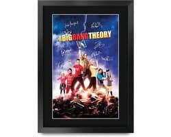HWC Trading The Big Bang Theory Gifts Printed Signed Signature Poster For Television Show Memorabilia Fans - A3 Framed - ShopVlot