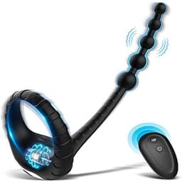 Penis-Seks-Lul-Vibrator-Koppel-Anaal-Butt-Plug-Prostaat-Massage-Speelgoed-voor-Mannen — thumbnail 1