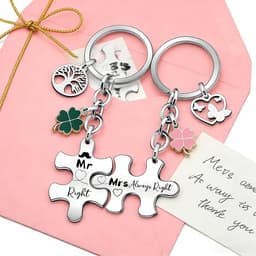 Cadeau voor koppels, 2-delig, Mr.& Mrs, Valentijnscadeau, cadeau-idee voor geliefden voor mannen en vrouwen, cadeau - ShopVlot — thumbnail 3