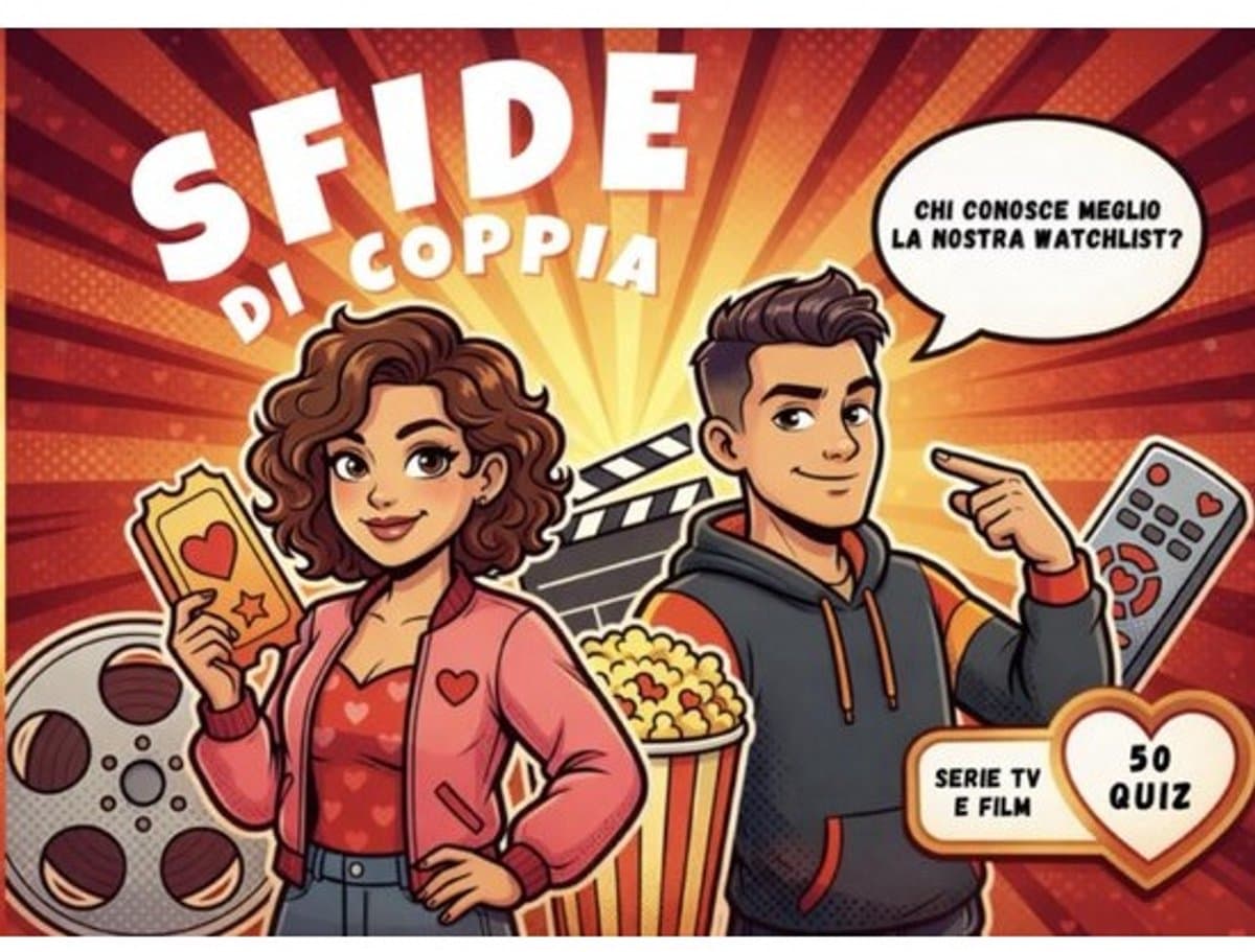 Quiz Spel voor Koppels over Films en Serie: 50 Vragen voor Ladies Night of Date Night — afbeelding 1