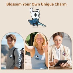 4 stuks Hollow Knight Pin Cartoon Anime Badge Pins Buttons Stekker Emaille Speld voor DIY Kleding Trui Shirt Jas Kleding Tas — thumbnail 5