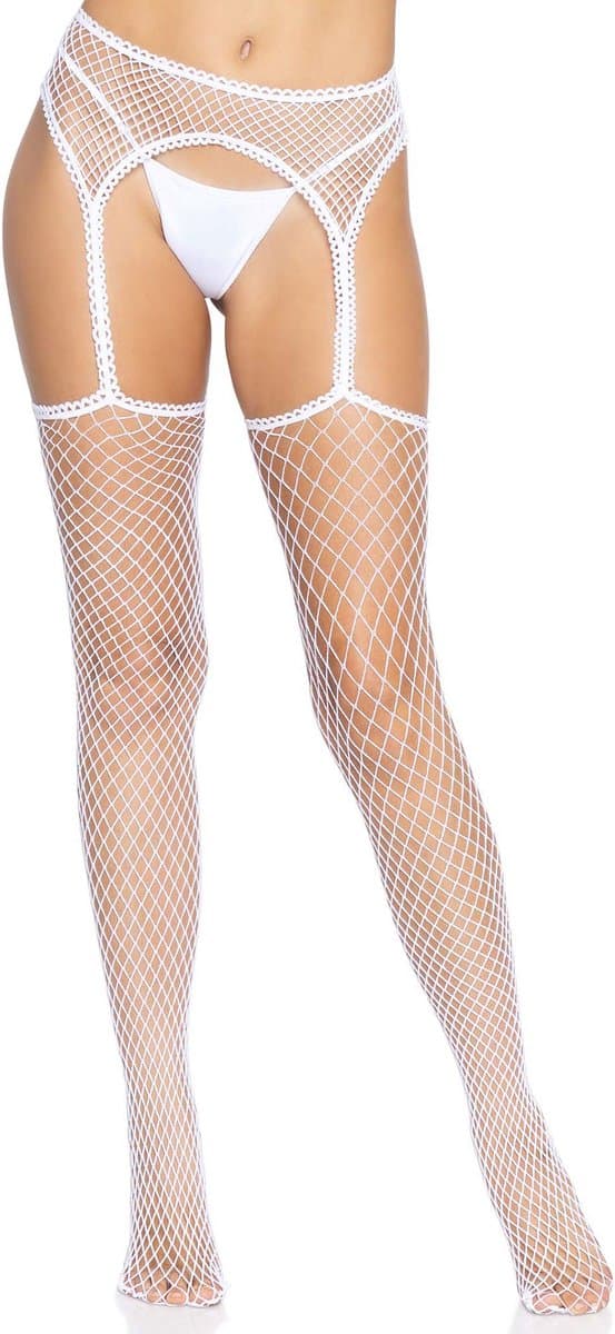 Net stockings with garter belt — afbeelding 1