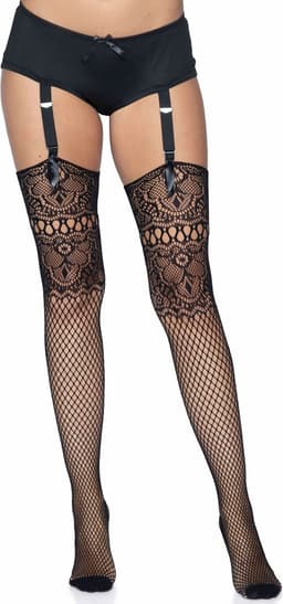 Fishnet backseam stockings — thumbnail 5