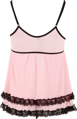 Cottelli Collection –  Nachtjurk met Luxe Uitstraling met Verleidelijk Blote Achterkant – Maat S - Zwart — thumbnail 4