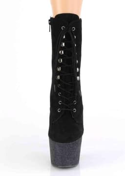 Pleaser Enkellaars -36 Shoes- ADORE-1020FSMG US 6 Zwart — thumbnail 2