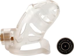 Banoch | Cockcage resin wit | 3 scharnierende ringen | 45 mm, 50 mm & 55 mm — thumbnail 5