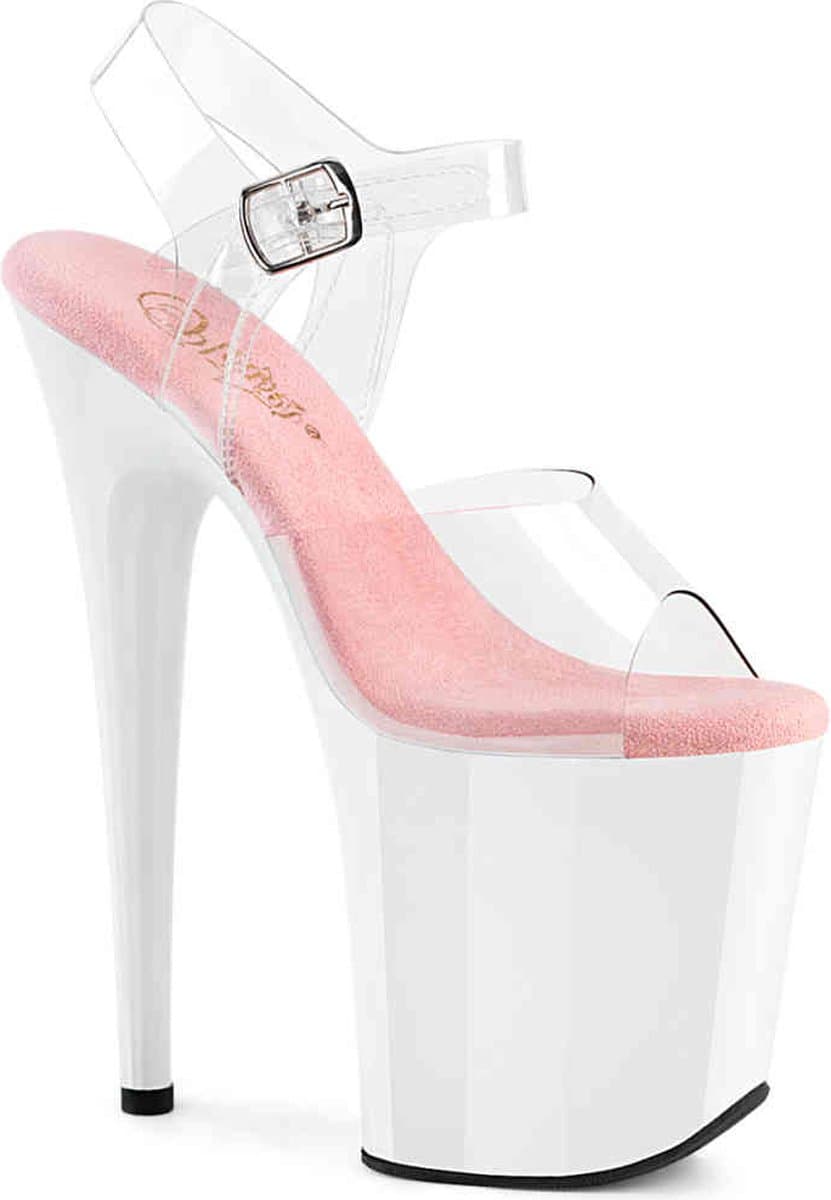 Pleaser - FLAMINGO-808 Sandaal met enkelband, Paaldans schoenen - US 10 - 40 Shoes - Roze — afbeelding 1