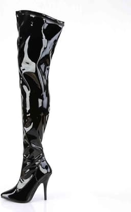 EU 42,5 = US 12 | SEDUCE-3000 | 5 Plain Stretch Thigh Boot — thumbnail 3