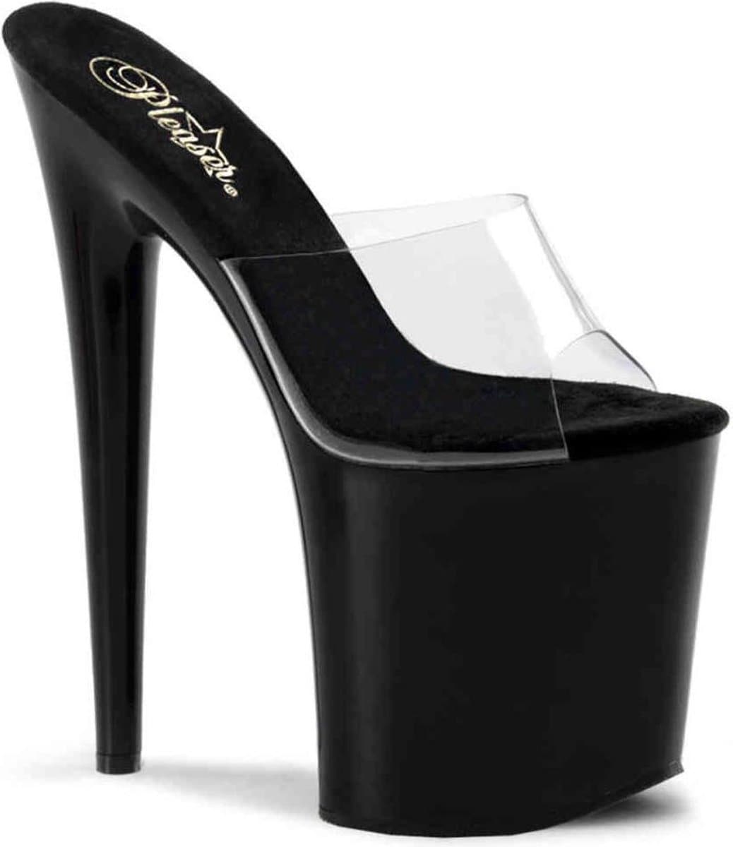 Pleaser - FLAMINGO-801 Muiltjes - Paaldans schoenen - 36 Shoes - Zwart — afbeelding 1