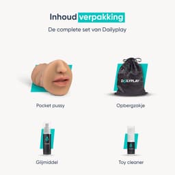 DailyPlay Pocket Pussy voor Man - 3 in 1 – Blowjob Masturbator met Billen en Kunst Vagina – Sex Toys Mannen en Koppels – Nep Kut — thumbnail 7