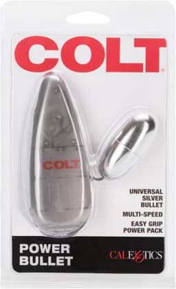 Colt - Multi-Speed Power Pak - Bullet Vibrator - Zilver — thumbnail 2