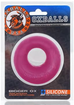 Oxballs - Bigger Ox Cockring - Hot Pink Ice — thumbnail 4