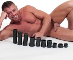 665 - Neoprene Ball Stretcher - Zwart — thumbnail 2