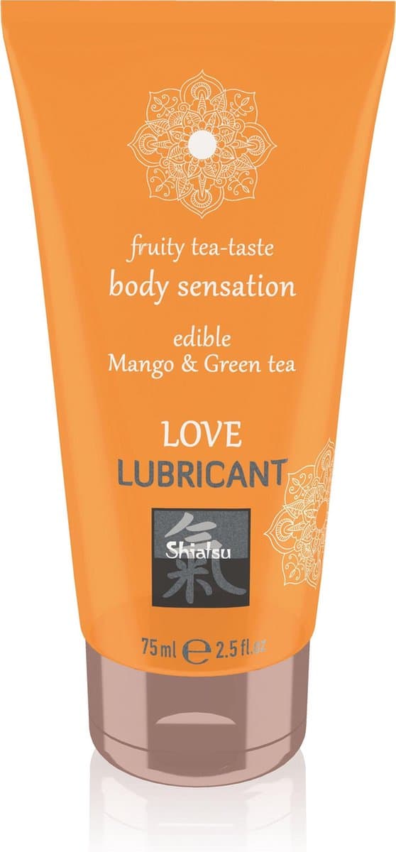 Shiatsu Love Eetbaar Glijmiddel - Mango & Groene Thee — afbeelding 1