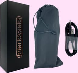 Intertoyseks Magic Wand Vibrator – Clitorisstimulator – 20 Modi & 8 Snelheden – Stil – USB-Oplaadbaar – Waterdicht – Roze — thumbnail 14