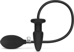 Opblaasbare Anaal Plug - Zwart — thumbnail 1