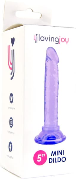 Power Escorts Realistic Mini Dildo – 15 cm – Paars – N12193 — thumbnail 2
