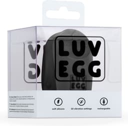 LUV EGG - Oplaadbaar Vibrerend Ei - Vibratie Eitje met Afstandsbediening (draadloos) - Oplaadbaar - Waterproof - Koppeltoy - Seksspeeltje - Sex Toys voor Vrouwen - Zwart — thumbnail 16