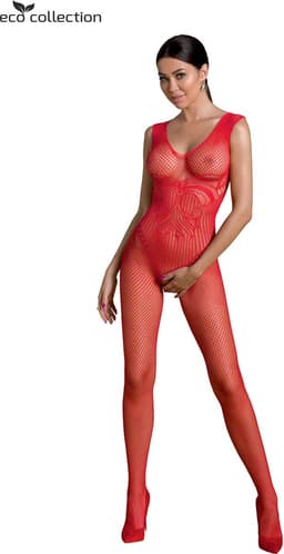 Catsuit met open kruis rood — thumbnail 2