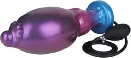 Power Monsters - Rift Titan - Opblaasbare Monster Dildo - 24 cm - Paars/Blauw — thumbnail 3