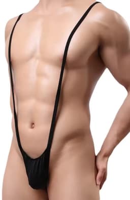 La Nuita Zwarte Body String Heren - Elastische - Comfortabele Sexy Ondergoed (XS t/m 4XL) — thumbnail 3