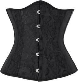 Elegante Satijnen Onderbust Corset met Kant - Taille Cincher voor Shaping en Bruiloft - Functionele Onderkleding voor Vrouwen — thumbnail 1