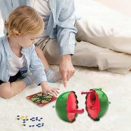 Watermeloen Smash Spel - Party Spel - Familie Plezier - Interactief Educatief - 265 x 16 cm - Groen — thumbnail 2