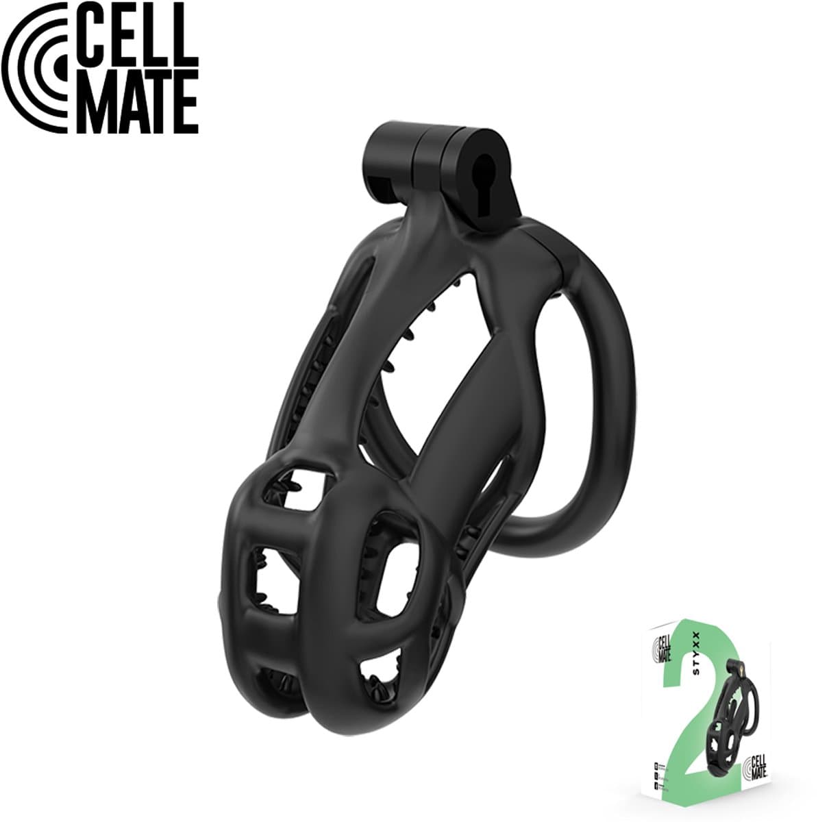 Cellmate - Styxx Chastity Cage - Discreet design - Maat 2 — afbeelding 1
