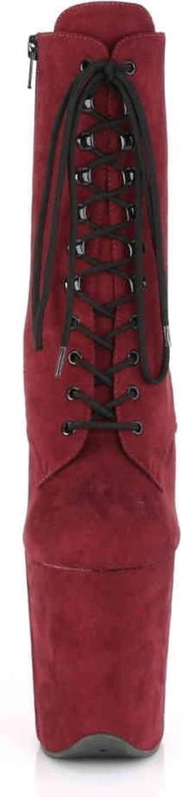 Pleaser - FLAMINGO-1020FS Plateau Laarzen, Paaldans schoenen - Paaldans schoenen - 42 Shoes - Bordeaux rood — thumbnail 2