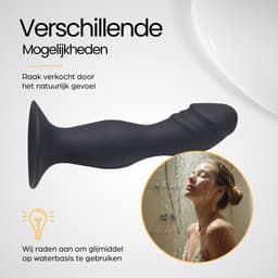 Blackdoor Siliconen Anale Dildo met Zuignap – Anale dildo voor beginners – Hands-free & Prostaat Stimulerend — thumbnail 8
