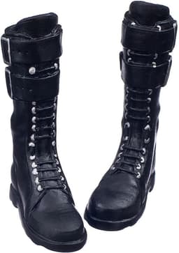 1/6 Vrouwelijke Platte Lace Up Schoenen voor Actiefiguren — thumbnail 4