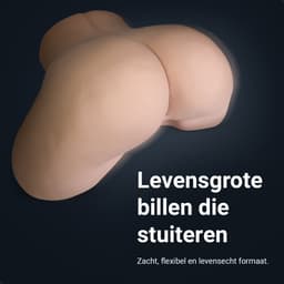 Dailyplay Levensechte Sexpop voor Mannen – TPE - 15kg - 48cm - Sex Toys Man - Sekspop Masturbator – Kunstvagina - Real Doll - Pocket Pussy — thumbnail 5