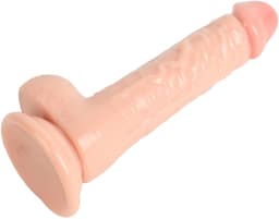 Banoch | Dildo met zuignap | 17 cm | ∅ 3 cm | Realistisch Geaderd | Stevig & Buigzaam | Voor Anaal en Vaginaal Gebruik — thumbnail 6