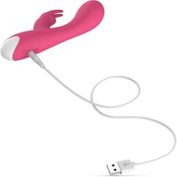 EasyToys Rabbit Play – Roze Rabbit Vibrator – Vibrators voor Vrouwen – Sex Toys voor Vrouwen – Duo Stimulator – Clitoris & G-Spot Vibrator – Seksspeeltje voor Vrouwen – Oplaadbaar via USB – Waterdicht – Discreet Intiem Seks Speeltje — thumbnail 3