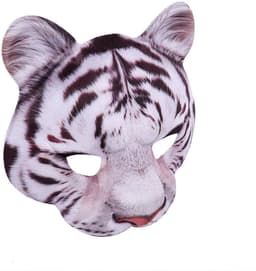 Realistisch Geprint Halve Masker voor Dierenkostuum, Tijger Masker voor Halloween, Carnaval, Feest, Cosplay en Verkleedpartijen — thumbnail 4