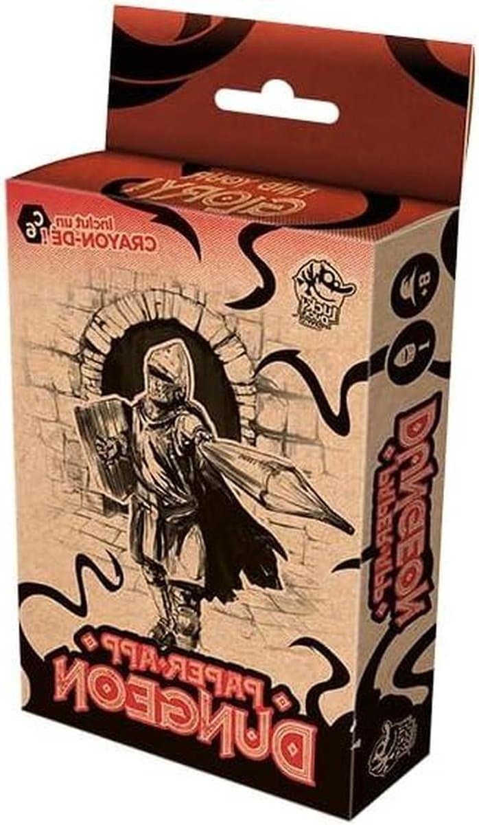 Papieren Dungeon Spel - Avontuur Spel - Fantasy Rollenspel - Inclusief Instructies - A4 Formaat - Multicolor — afbeelding 1