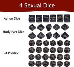 DOWO® - Erotische Seks Dobbelstenen Set met Kaarten - Koppel Spel - Seks Dobbelsteen - Seks kaartspel - 54 Stuks - Romantisch - Erotiek - Intiem en Speels - Sex Game - Kamasutra Spel Volwassenen - Sex Speeltjes - Cadeau — thumbnail 5