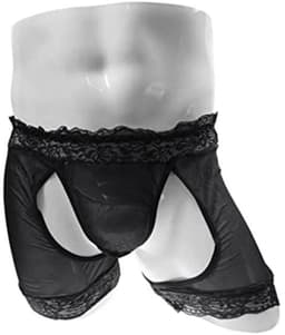 Kant Trim Sleek Sissy Rok voor Mannen - Sexy Ondergoed en Lingerie — thumbnail 2